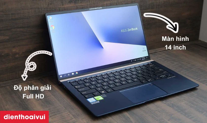 Đặc điểm nổi bật của màn hình laptop Asus Zenbook 14 UX433FN