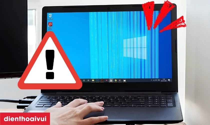 Dấu hiệu cần thay m&agrave;n h&igrave;nh laptop Asus ZenBook UX431