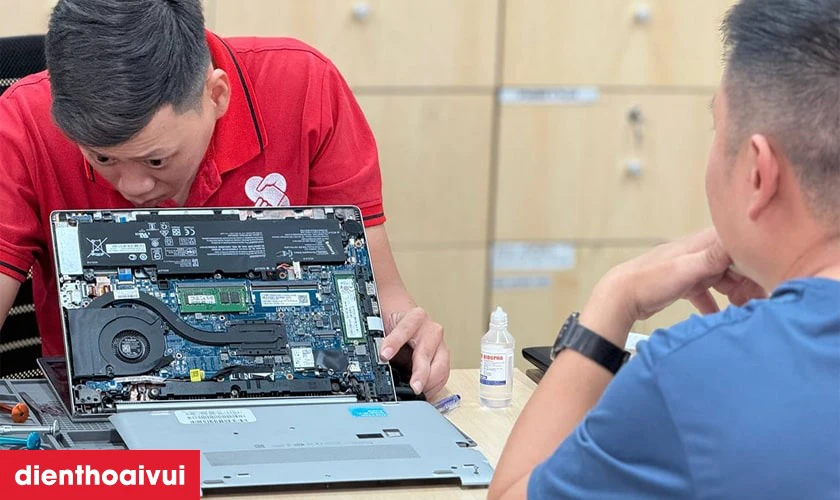 Quy tr&igrave;nh thay m&agrave;n h&igrave;nh laptop Dell Alienware X14 R2
