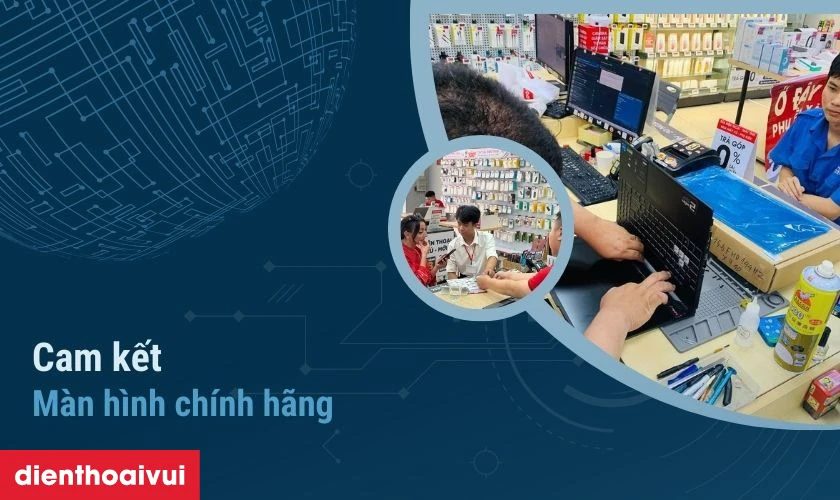 Cam kết sử dụng m&agrave;n h&igrave;nh laptop Dell Inspiron 13 7386 mới 100%, ch&iacute;nh h&atilde;ng