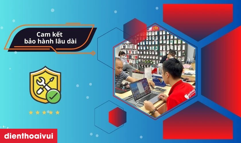 Cam kết bảo h&agrave;nh đầy đủ, l&acirc;u d&agrave;i cho kh&aacute;ch h&agrave;ng sau khi thay m&agrave;n h&igrave;nh laptop Dell Inspiron 13 1320