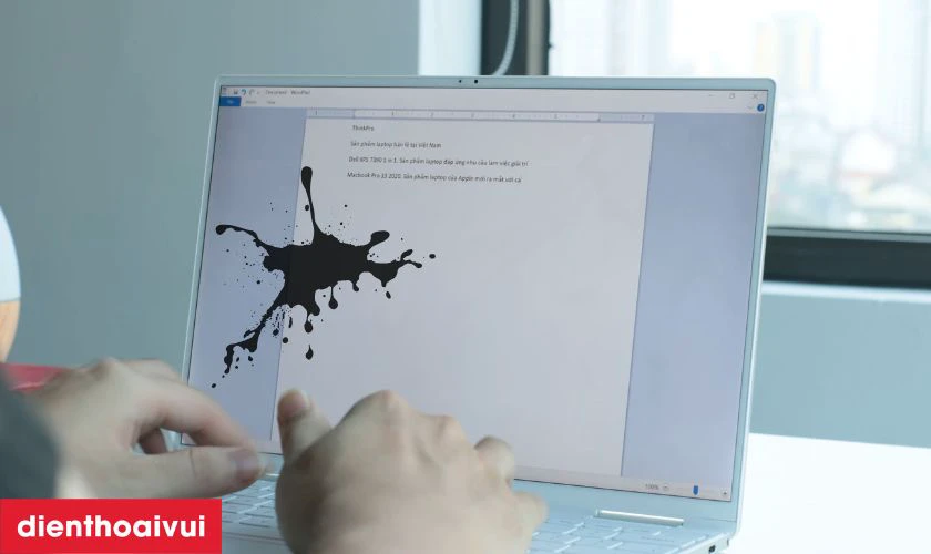 Dấu hiệu cần thay m&agrave;n h&igrave;nh laptop Dell Inspiron 13 7391 2-IN-1