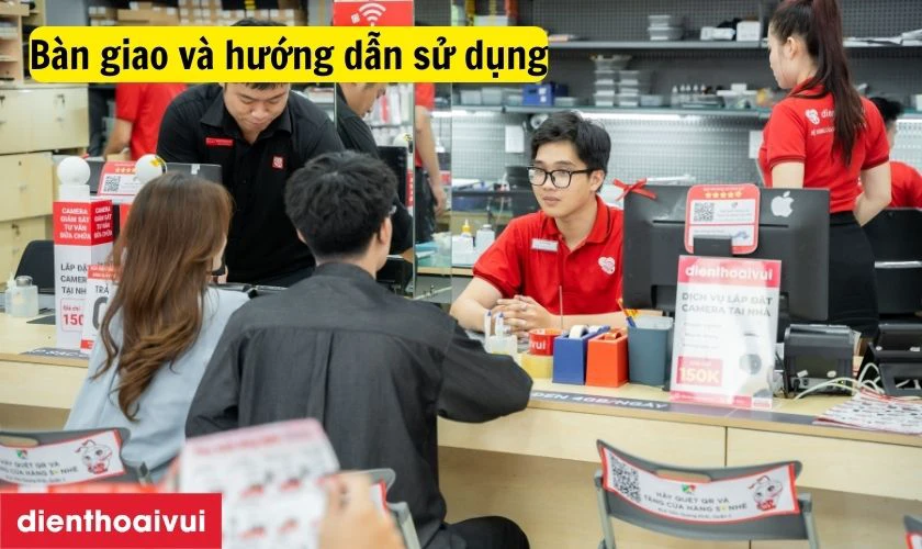 Bàn giao và hướng dẫn sử dụng