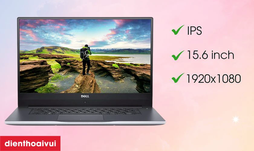 Đặc điểm nổi bật của m&agrave;n h&igrave;nh laptop Dell Inspiron 15 7572