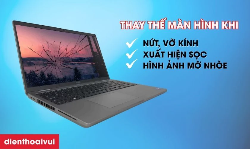 Dấu hiệu cần thay m&agrave;n h&igrave;nh laptop Dell Inspiron 5521