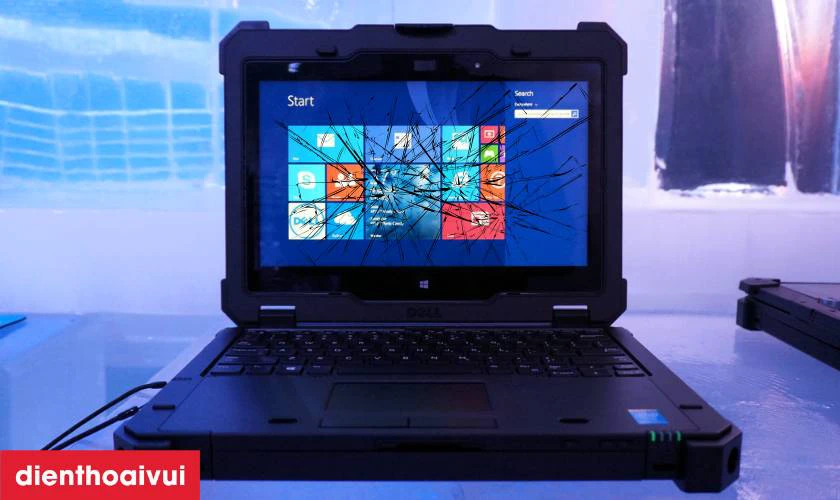 Dấu hiệu cần thay m&agrave;n h&igrave;nh laptop Dell Latitude 12 Rugged Extreme 7204