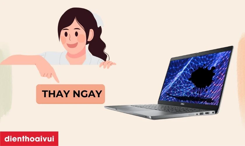 N&ecirc;n sửa hay thay m&agrave;n h&igrave;nh laptop Dell Latitude 13 5330