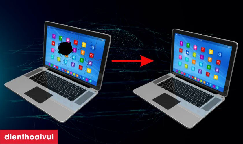 Thay mới m&agrave;n h&igrave;nh cho chất lượng hiển thị tốt hơn