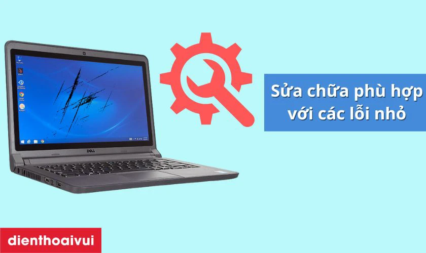 Sửa chữa m&agrave;n h&igrave;nh l&agrave; giải ph&aacute;p ph&ugrave; hợp khi hư hỏng chỉ ở mức độ nhẹ