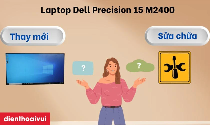 N&ecirc;n sửa chữa hay thay mới m&agrave;n h&igrave;nh laptop