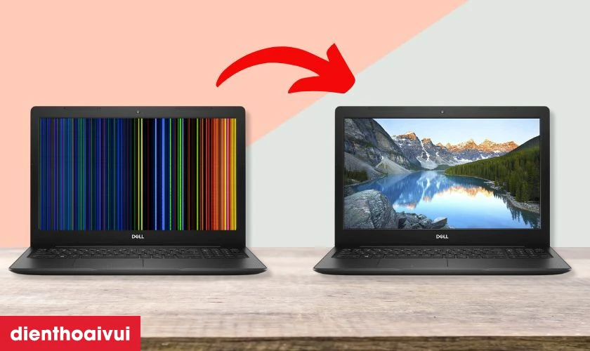 Thay m&agrave;n h&igrave;nh laptop Dell Vostro mới