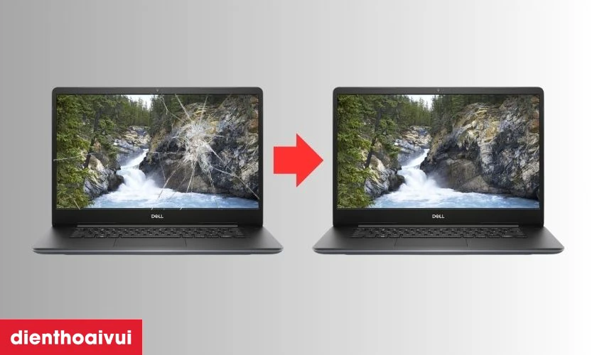 N&ecirc;n sửa chữa hay thay mới m&agrave;n h&igrave;nh laptop Dell Vostro 16 5581