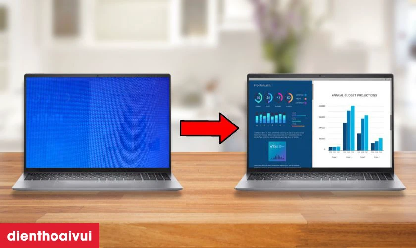 Thay m&agrave;n h&igrave;nh laptop Dell