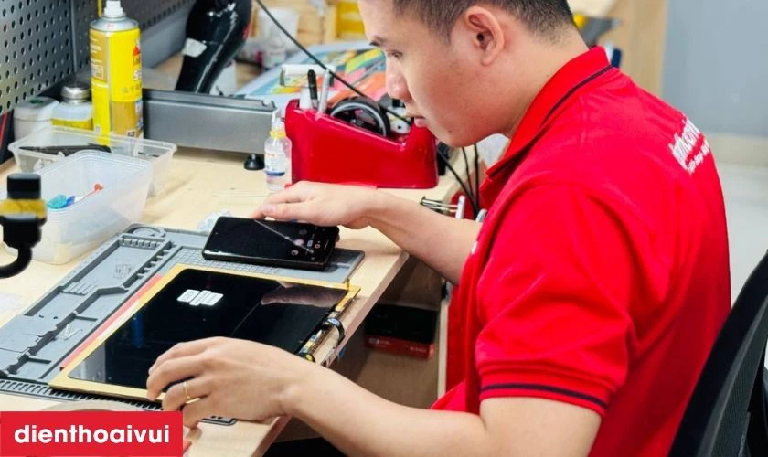 Quy tr&igrave;nh thay m&agrave;n h&igrave;nh laptop Dell XPS 13 9310