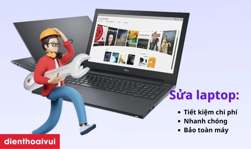 Sửa chữa màn hình laptop Dell XPS 15 1640 tiết kiệm thời gian, tiền bạc hơn