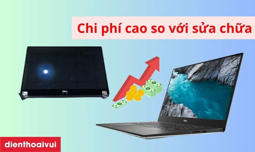 Thay m&agrave;n h&igrave;nh mới kh&aacute; tốn k&eacute;m