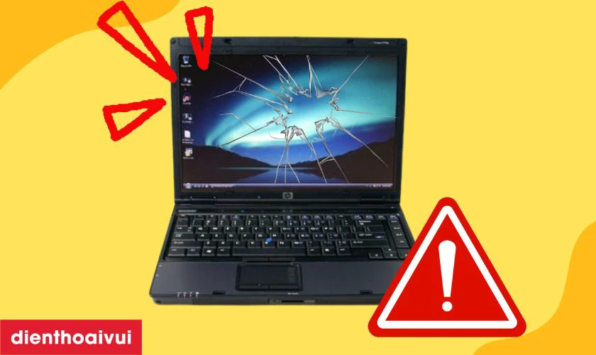Dấu hiệu cần thay m&agrave;n h&igrave;nh laptop HP Compaq 541