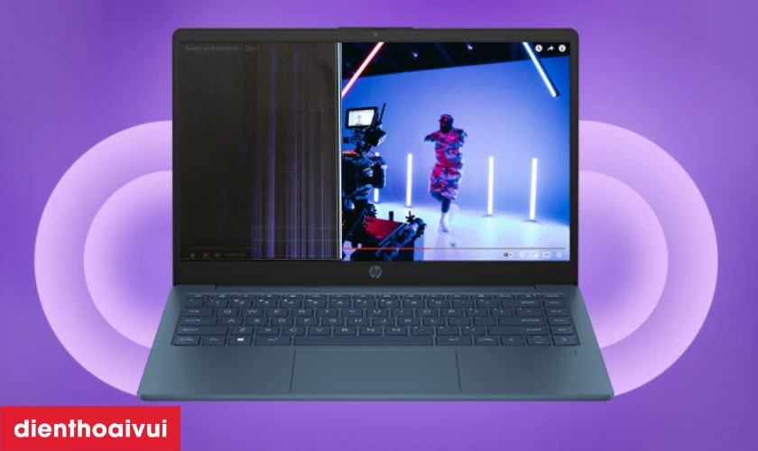 Dấu hiệu cần thay m&agrave;n h&igrave;nh laptop HP Eco Edition 14 EE0155NG