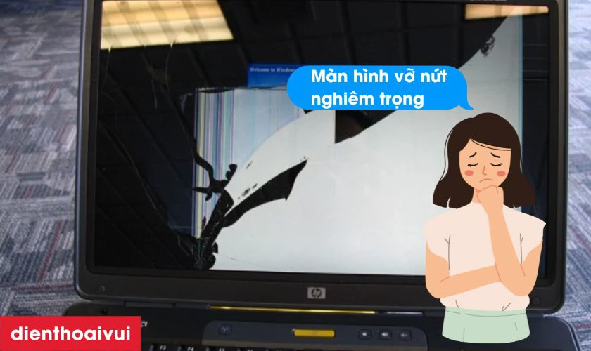 Cách nhận biết màn hình laptop HP Envy 13-AB bị hỏng