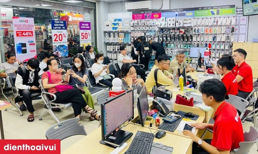Quy tr&igrave;nh thay m&agrave;n h&igrave;nh laptop HP Pavilion nhanh ch&oacute;ng, lấy liền tại Điện Thoại Vui