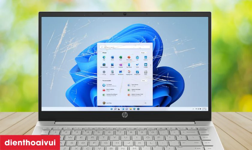Dấu hiệu cần thay m&agrave;n h&igrave;nh laptop HP Pavilion 14 DV0010WM