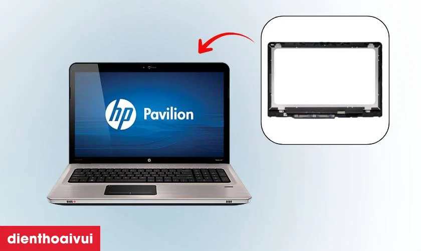 Thay m&agrave;n h&igrave;nh laptop HP Pavilion DV7