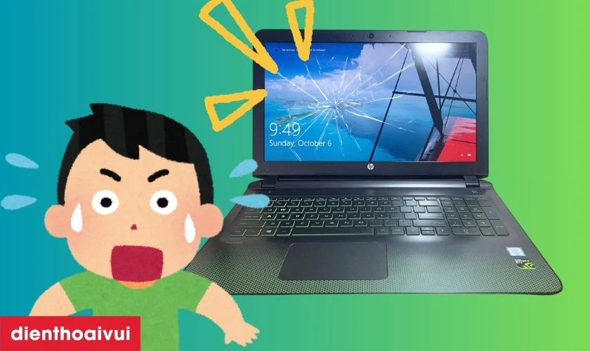 Dấu hiệu cần thay m&agrave;n h&igrave;nh laptop HP Pavilion Gaming 15 CX0157TX