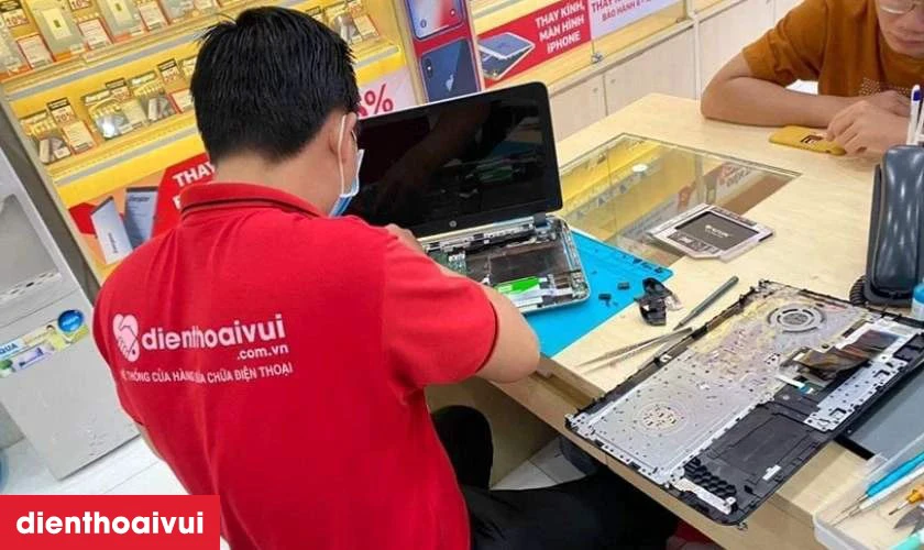 Quy tr&igrave;nh thay m&agrave;n h&igrave;nh laptop HP Pavilion X360 Convertible 14 DY0000