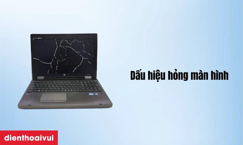 Dấu hiệu cần thay m&agrave;n h&igrave;nh laptop HP Probook 6560B