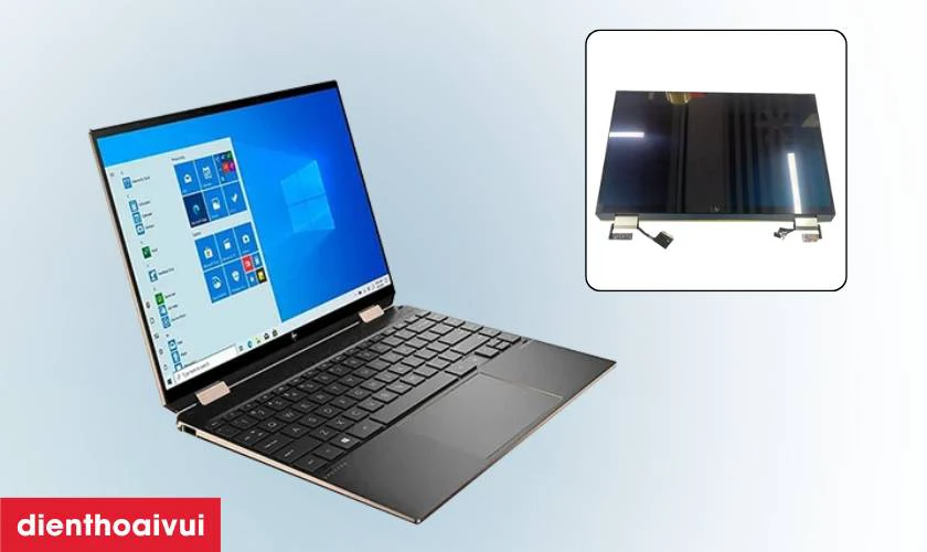 C&aacute;ch nhận biết m&agrave;n h&igrave;nh laptop HP Spectre X360 Convertible 14 EA0000 bị hỏng