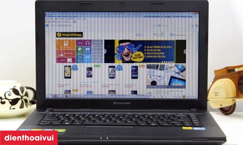 Dấu hiệu cần thay m&agrave;n h&igrave;nh laptop Lenovo Ideapad G400