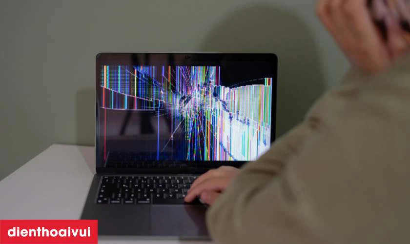 Dấu hiệu cần thay m&agrave;n h&igrave;nh laptop Lenovo Ideapad Slim 5 15ARE05