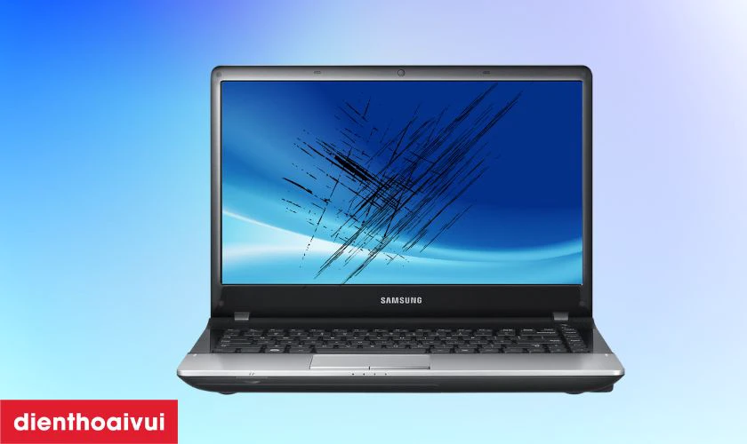 Dấu hiệu cần thay m&agrave;n h&igrave;nh laptop Samsung NP300E4Z