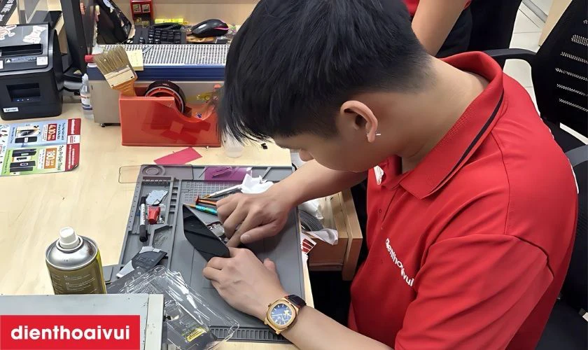 Quy tr&igrave;nh thay m&agrave;n h&igrave;nh MacBook Pro 2018 13 inch A1989 m&agrave;n rời ch&iacute;nh h&atilde;ng GENA A+