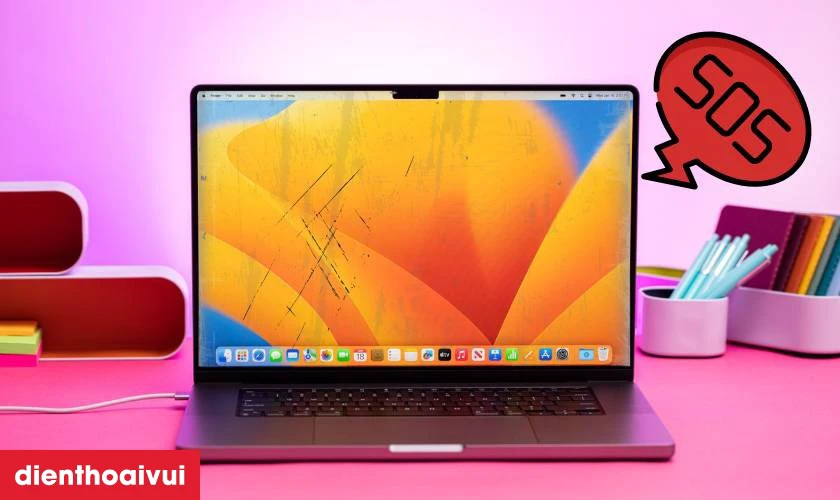 Dấu hiệu nhận biết cần thay m&agrave;n h&igrave;nh MacBook Pro 2023