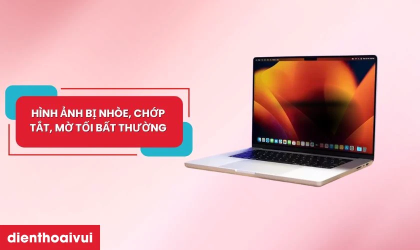 Dấu hiệu cần thay m&agrave;n h&igrave;nh MacBook Pro M4 Pro A3401