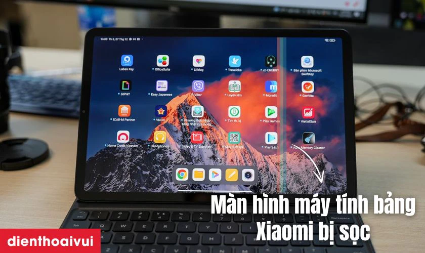 Màn hình bị sọc, chớp nháy