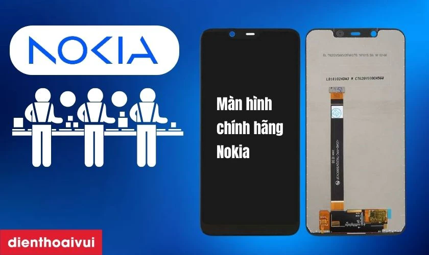 M&agrave;n h&igrave;nh ch&iacute;nh h&atilde;ng Nokia
