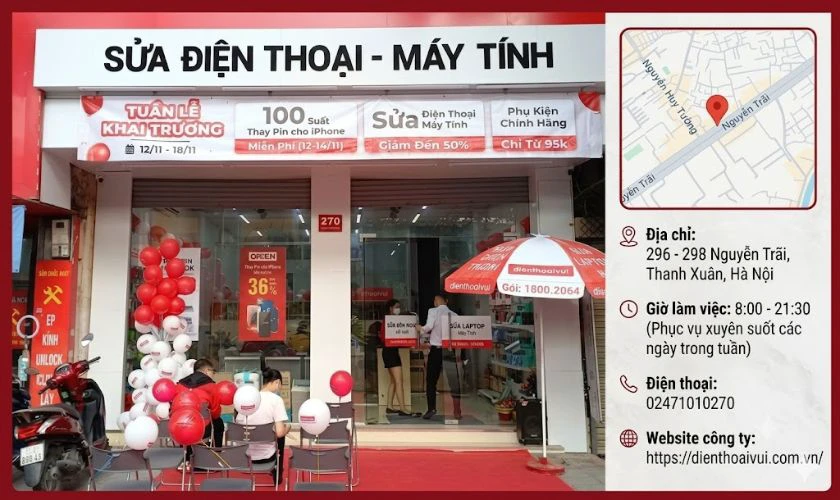 Thay màn hình Nubia quận Thanh Xuân ở đâu chính hãng?