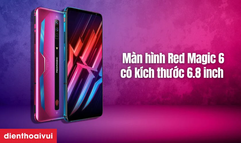 Giới thiệu m&agrave;n h&igrave;nh điện thoại Nubia Red Magic 6