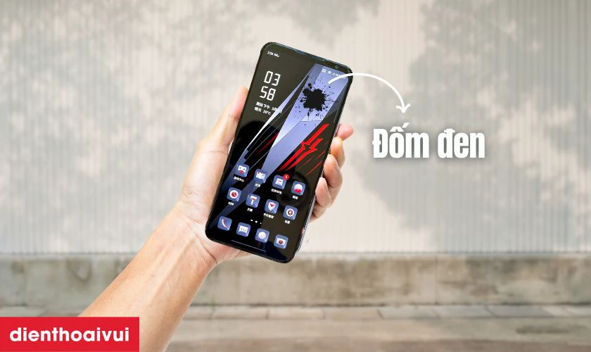 Xuất hiện c&aacute;c điểm chết hoặc đốm đen tr&ecirc;n m&agrave;n h&igrave;nh Red Magic 6