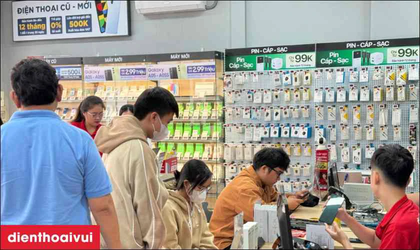 Quy tr&igrave;nh thay m&agrave;n h&igrave;nh Nubia Red Magic 6R chuy&ecirc;n nghiệp lấy liền tại Điện Thoại Vui