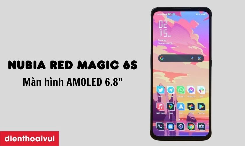 Đ&aacute;nh gi&aacute; m&agrave;n h&igrave;nh điện thoại Nubia Red Magic 6s