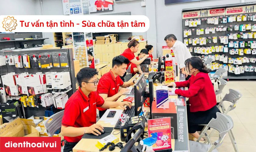 Dịch vụ thay m&agrave;n h&igrave;nh OPPO A17 ch&iacute;nh h&atilde;ng, lấy liền tại Điện Thoại Vui
