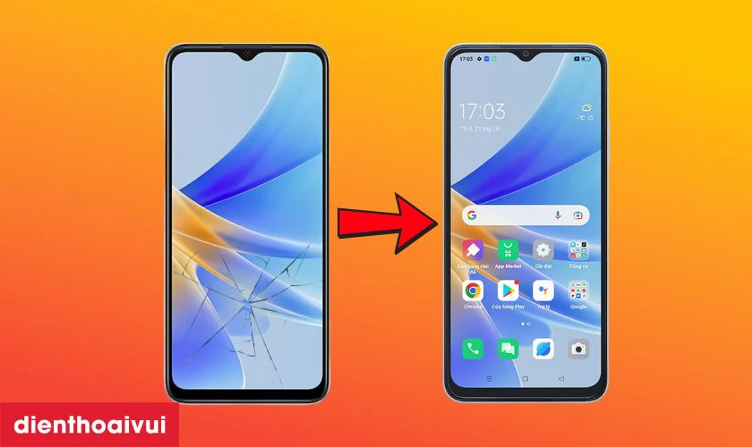 C&oacute; n&ecirc;n thay m&agrave;n h&igrave;nh OPPO A17 kh&ocirc;ng?