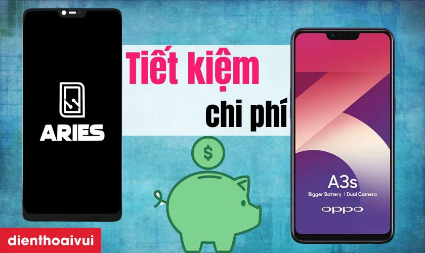 Có nên thay màn hình OPPO A3S chính hãng Aries không?
