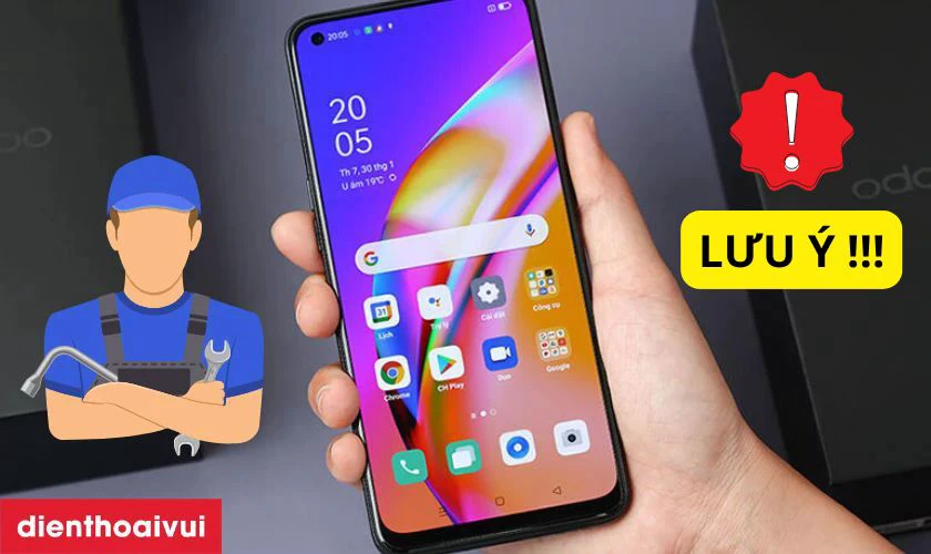 Lưu ý khi thay màn hình OPPO A54 4G