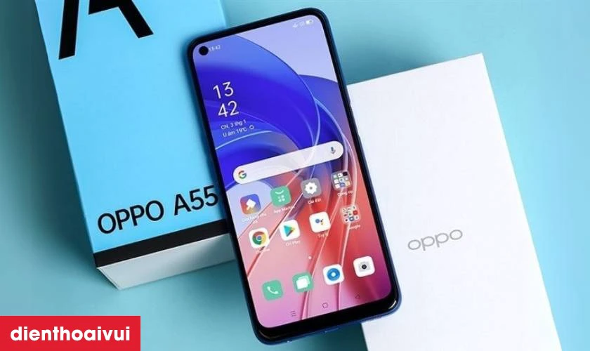 Đ&aacute;nh gi&aacute; m&agrave;n h&igrave;nh OPPO A55 4G