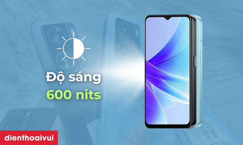 OPPO A57s sở hữu màn hình LCD 6.56 inch