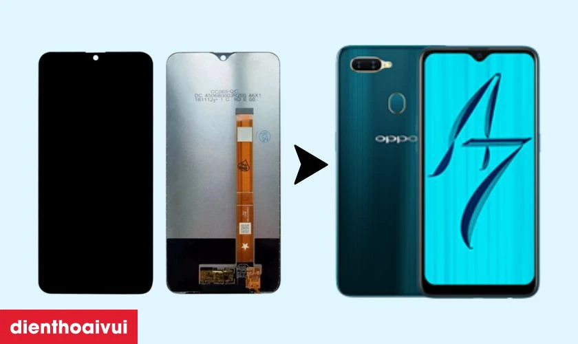 Thay m&agrave;n h&igrave;nh OPPO A7